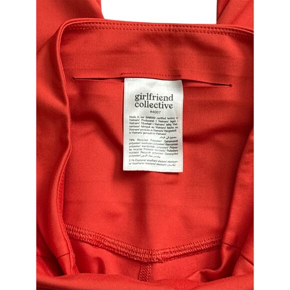 Girlfriend Collective Seamless High Rise Leggings Orange Size XS - Picture 9 of 10